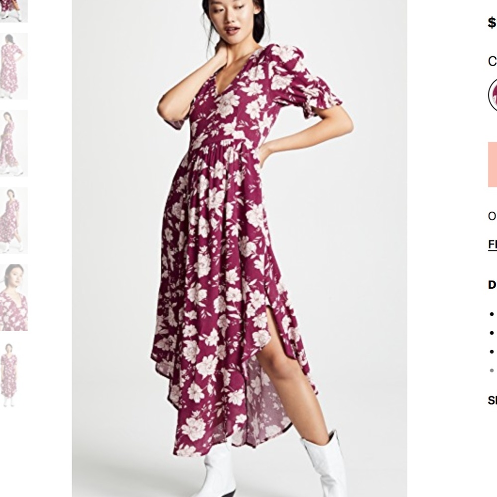 Rahi Secret Love Assymetrical Dress size L